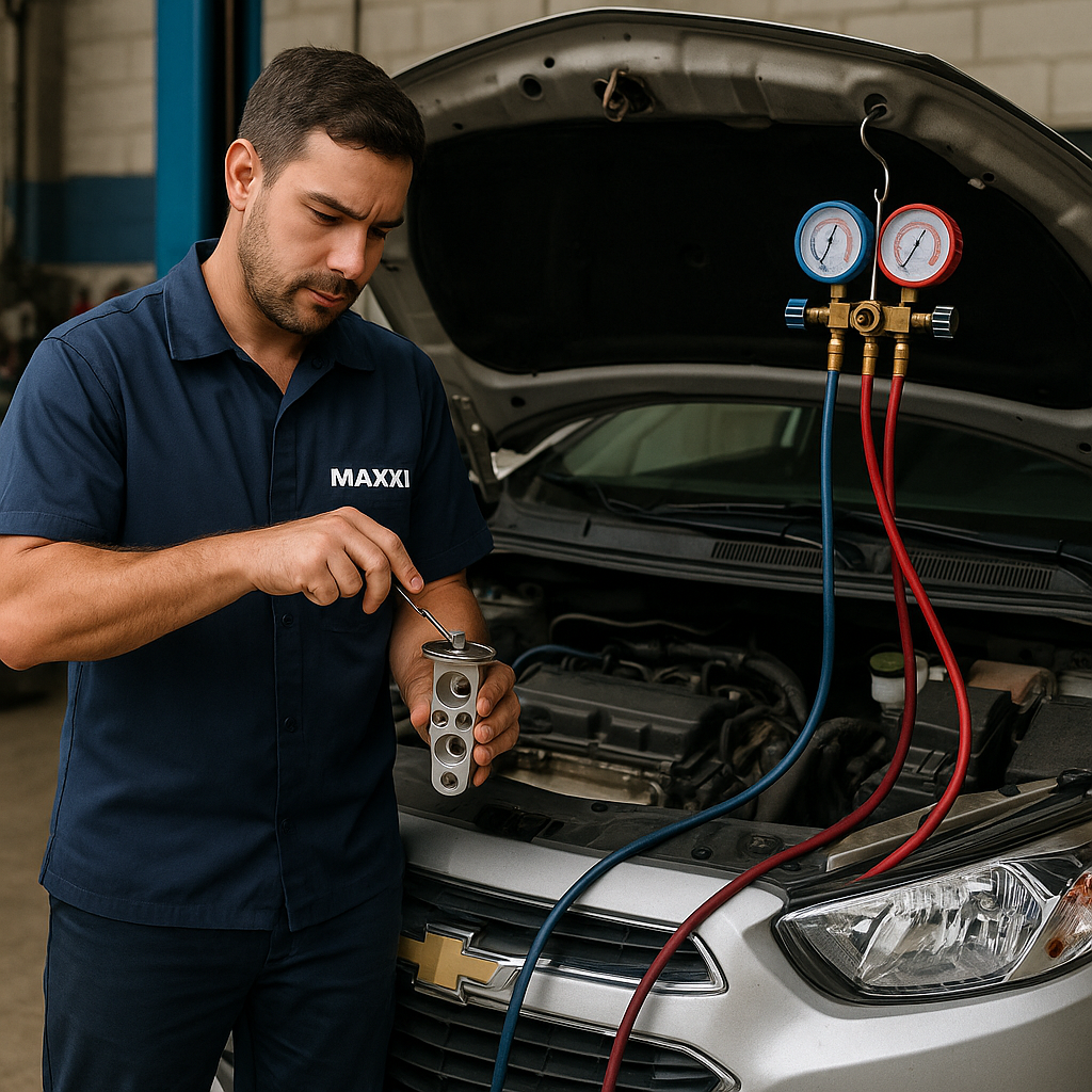 Substituição de válvula de expansão automotiva BH