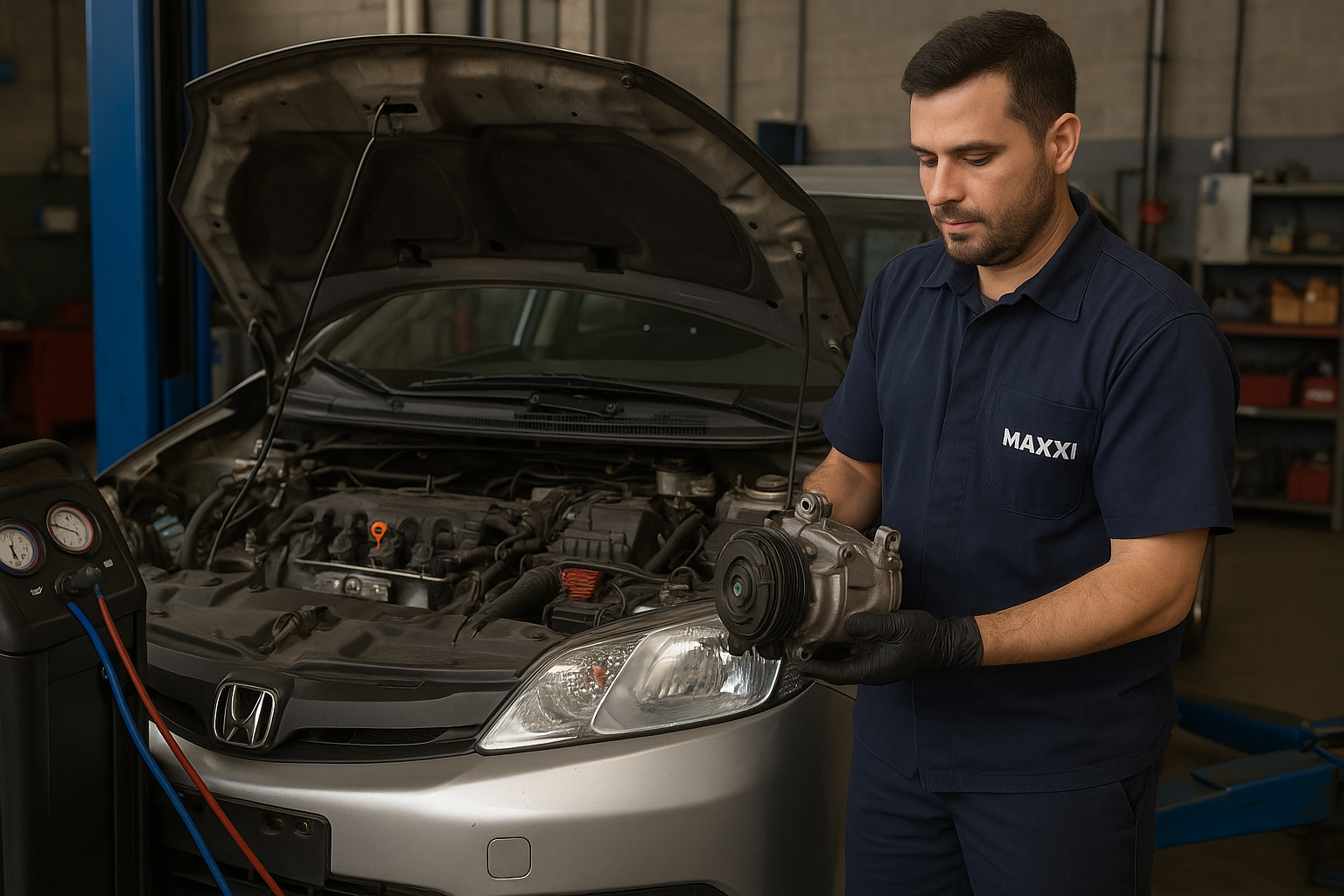 troca de compressor de ar-condicionado automotivo BH